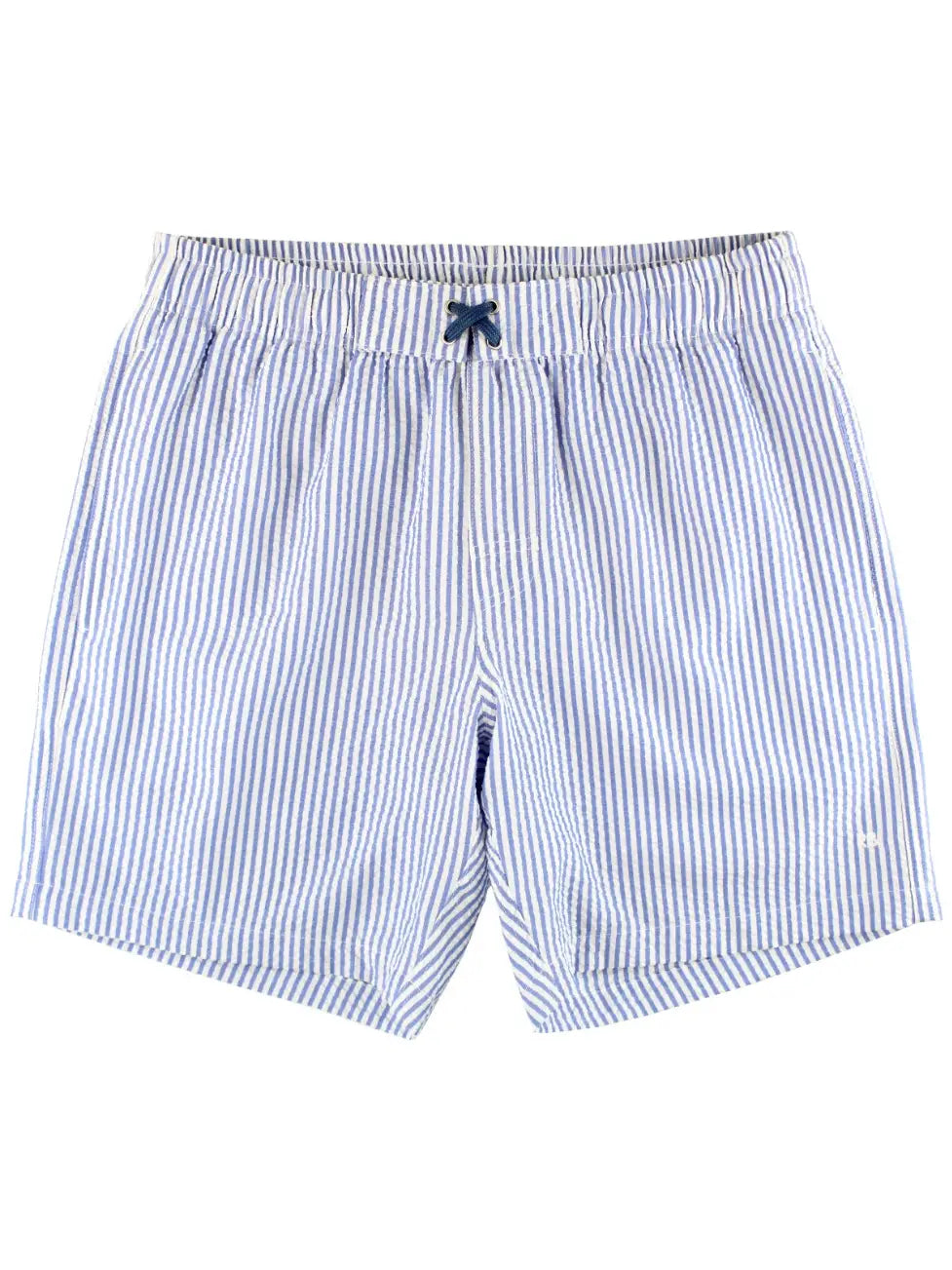 Men's Periwinkle Blue Seersucker Swim Trunks