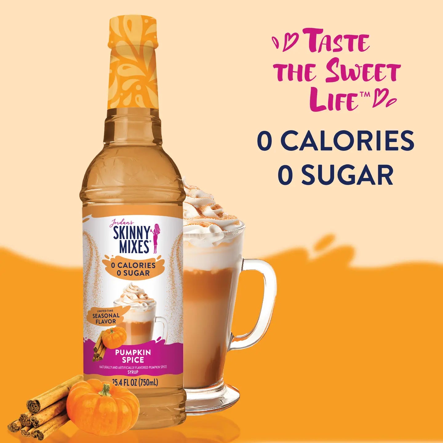 Jordan's Skinny Mixes Sugar Free Pumpkin Spice Syrup