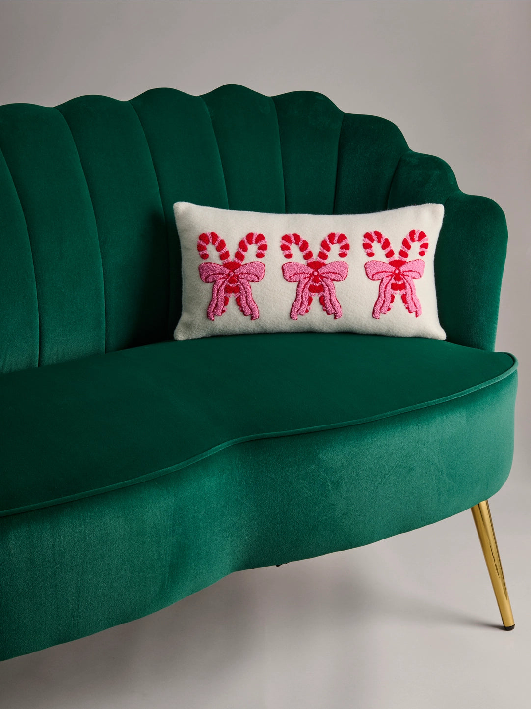 Pretty Candy Cane Pillow