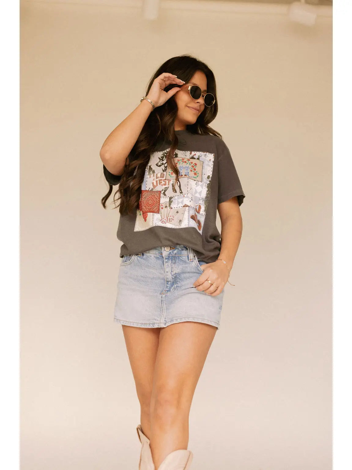 Patch Rodeo Western Graphic Tee