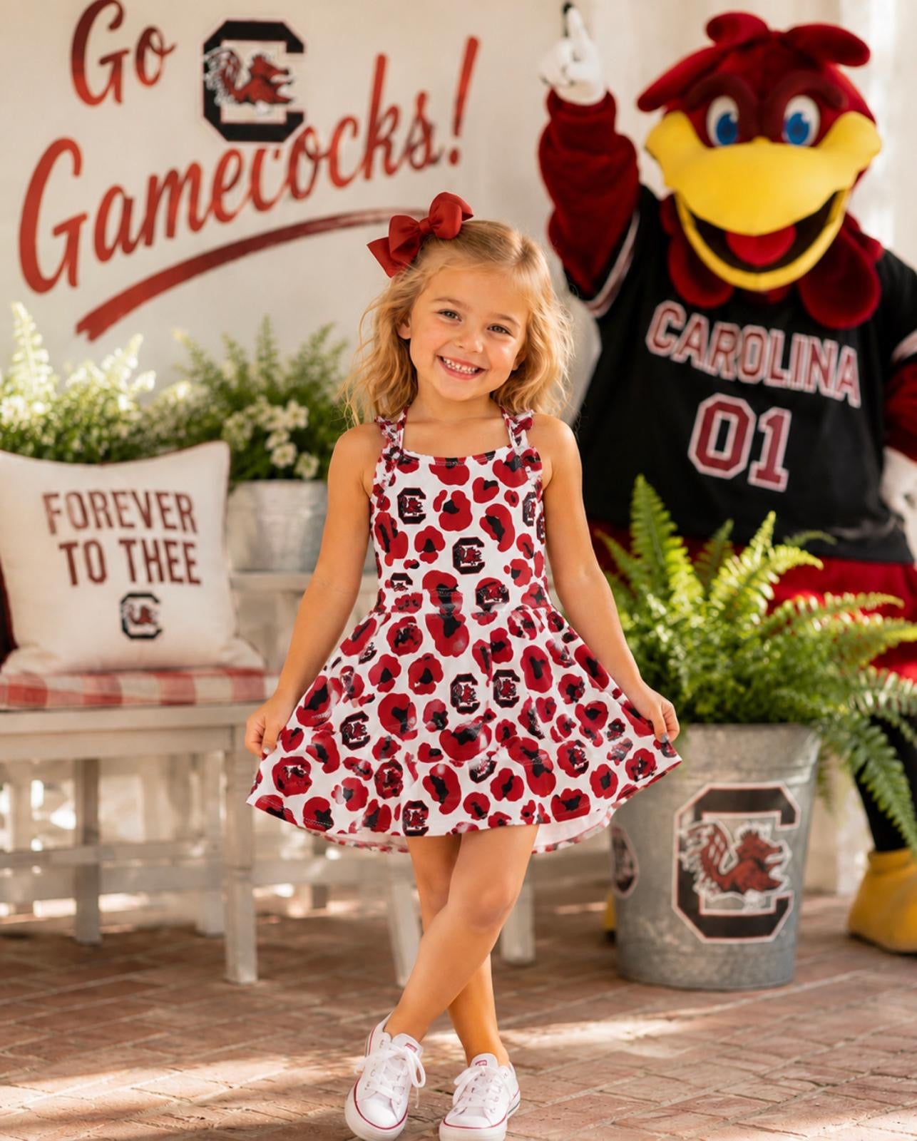 Girls South Carolina Camo Dress - PREORDER