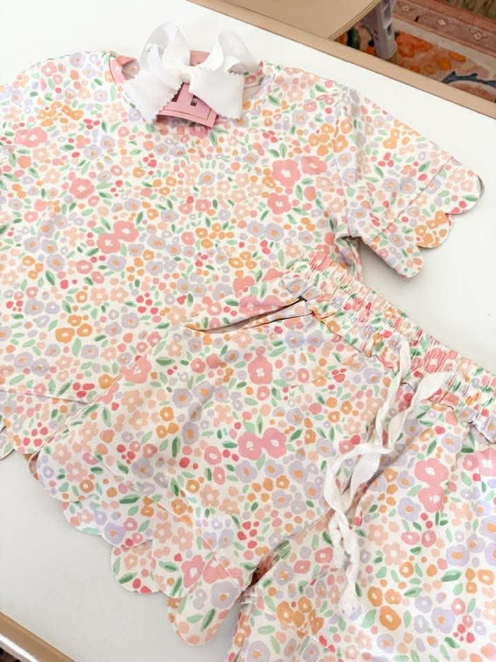 Floral Scallop Set- PREORDER