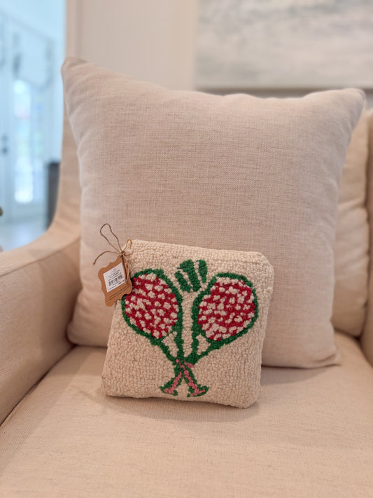 TENNIS MINI HOOKED PILLOW