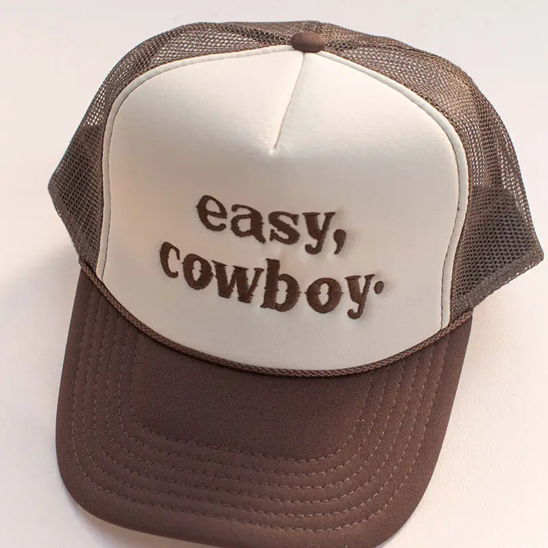 Easy Cowboy Western Trucker Hat Cap