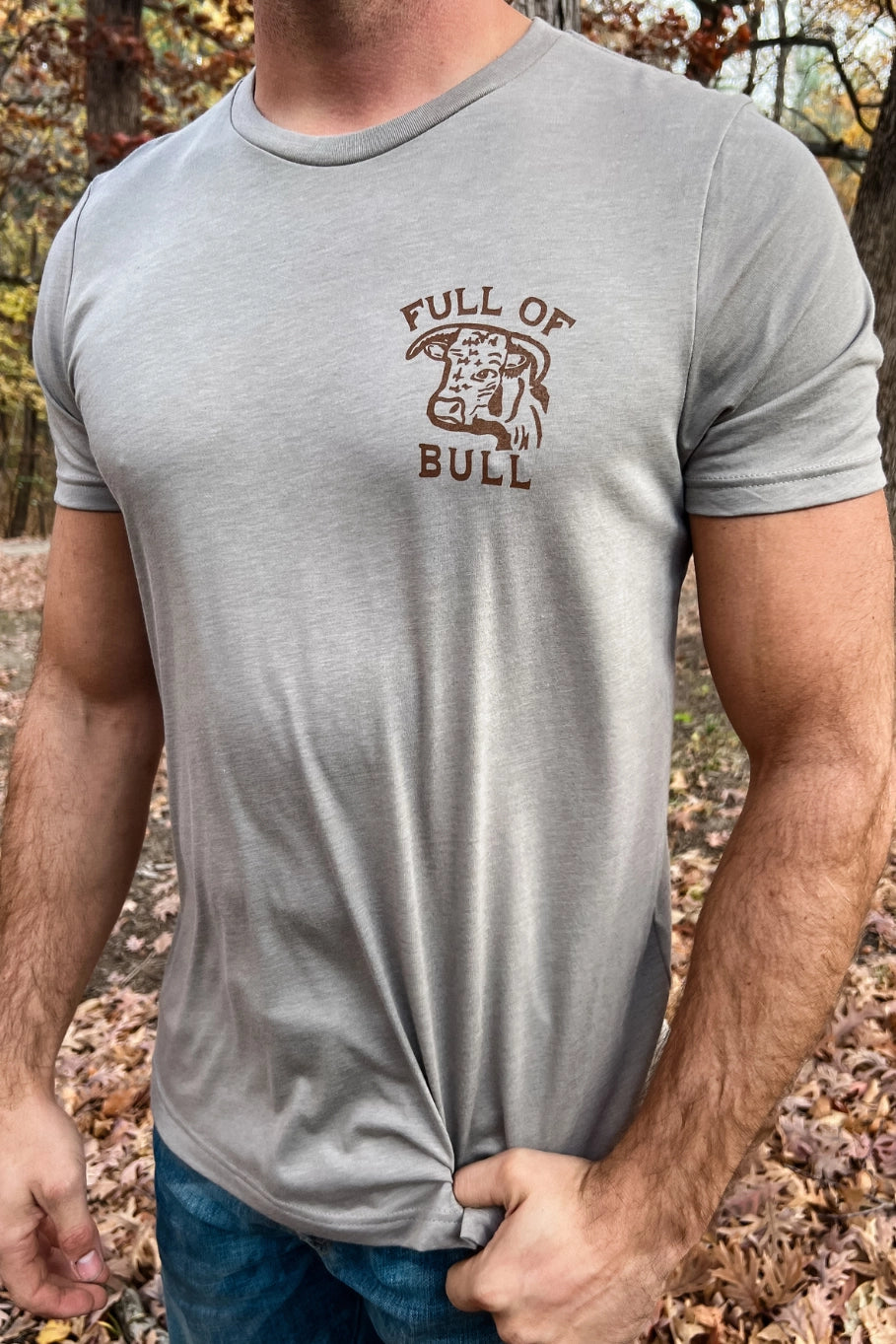 Full of Bull in Stone Gray (2 Sided) - PREORDER