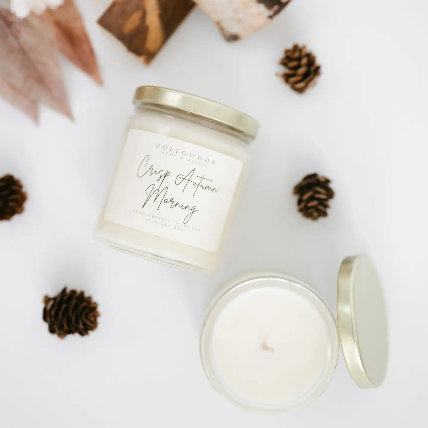 Crisp Autumn Mornings | Fall | 8 oz Candle