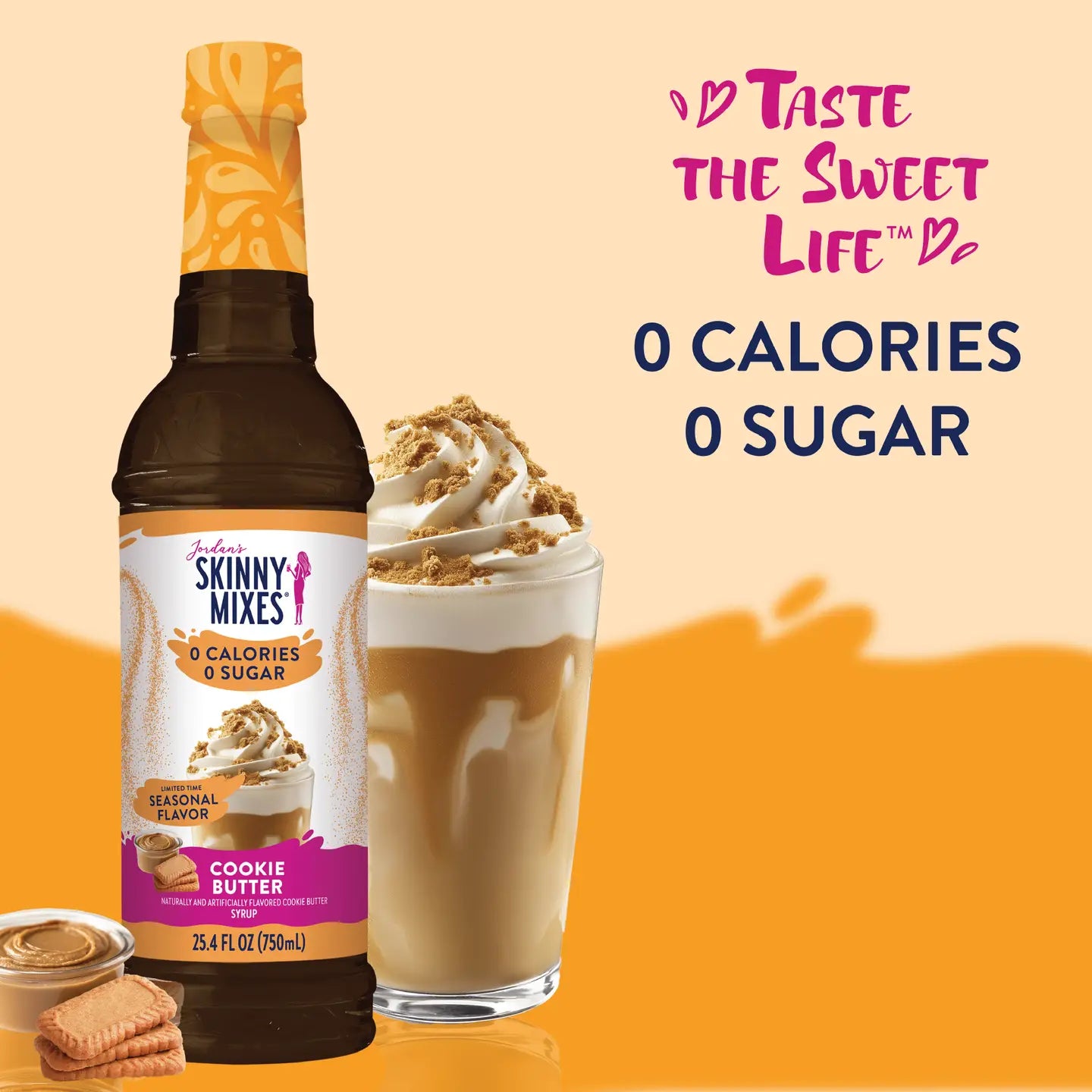 Jordan's Skinny Mixes Sugar Free Cookie Butter Syrup