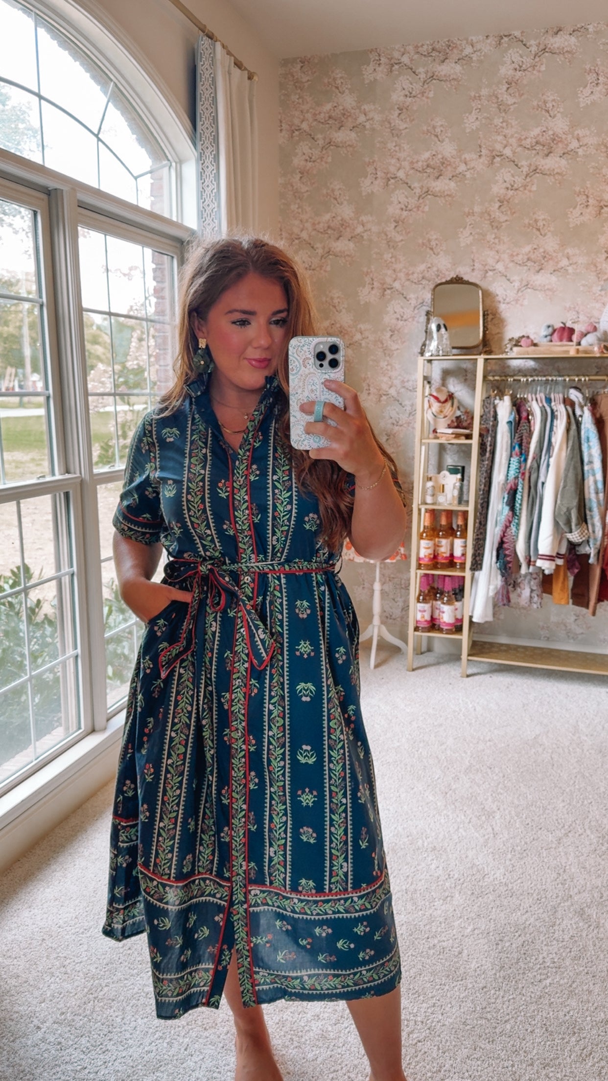 Moonlit Harvest Midi Dress