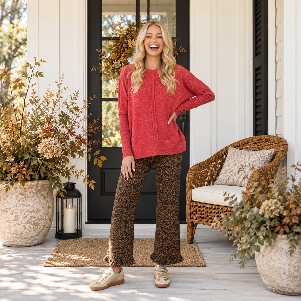 Cranberry Cozy Sweater - PREORDER