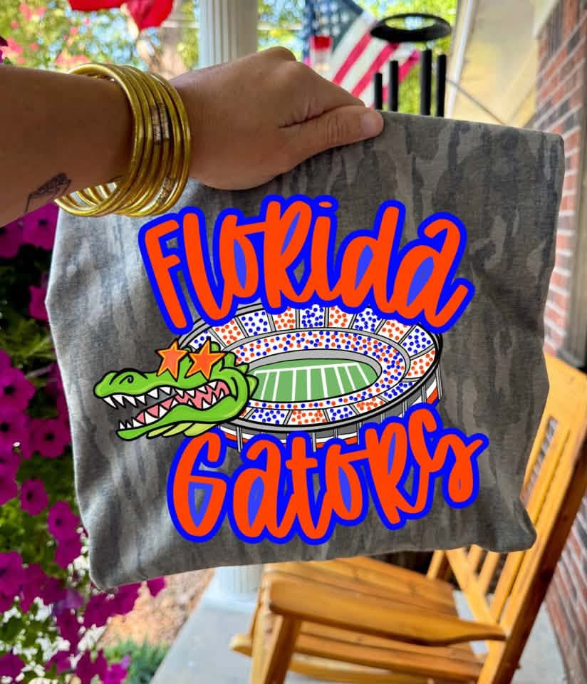Mossy Oak FL Gators Stadium Tee - PREORDER