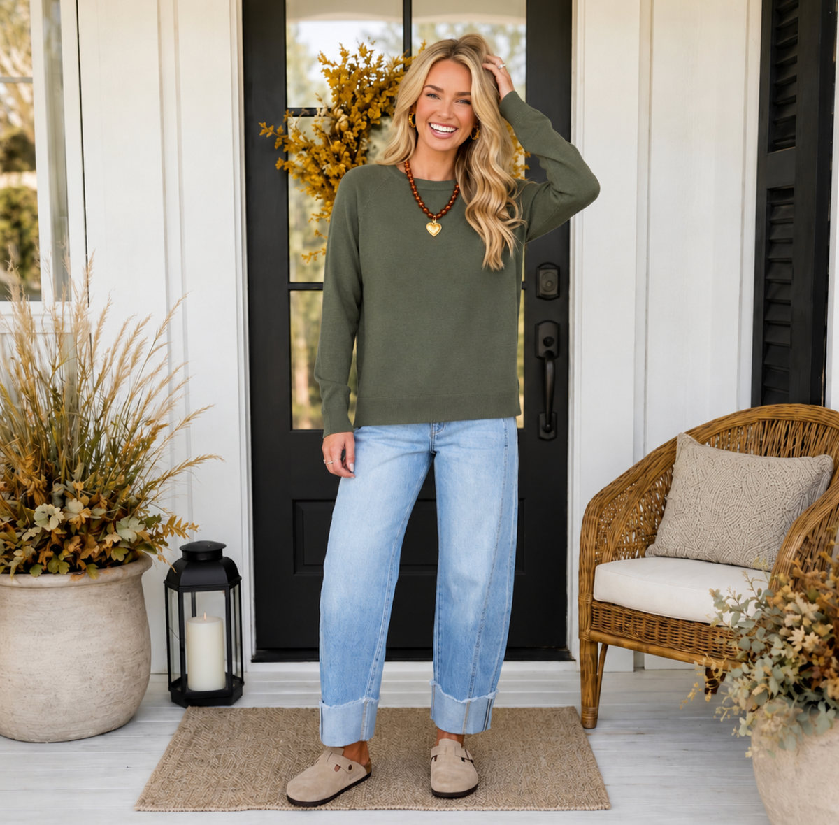Olive Branch Sweater