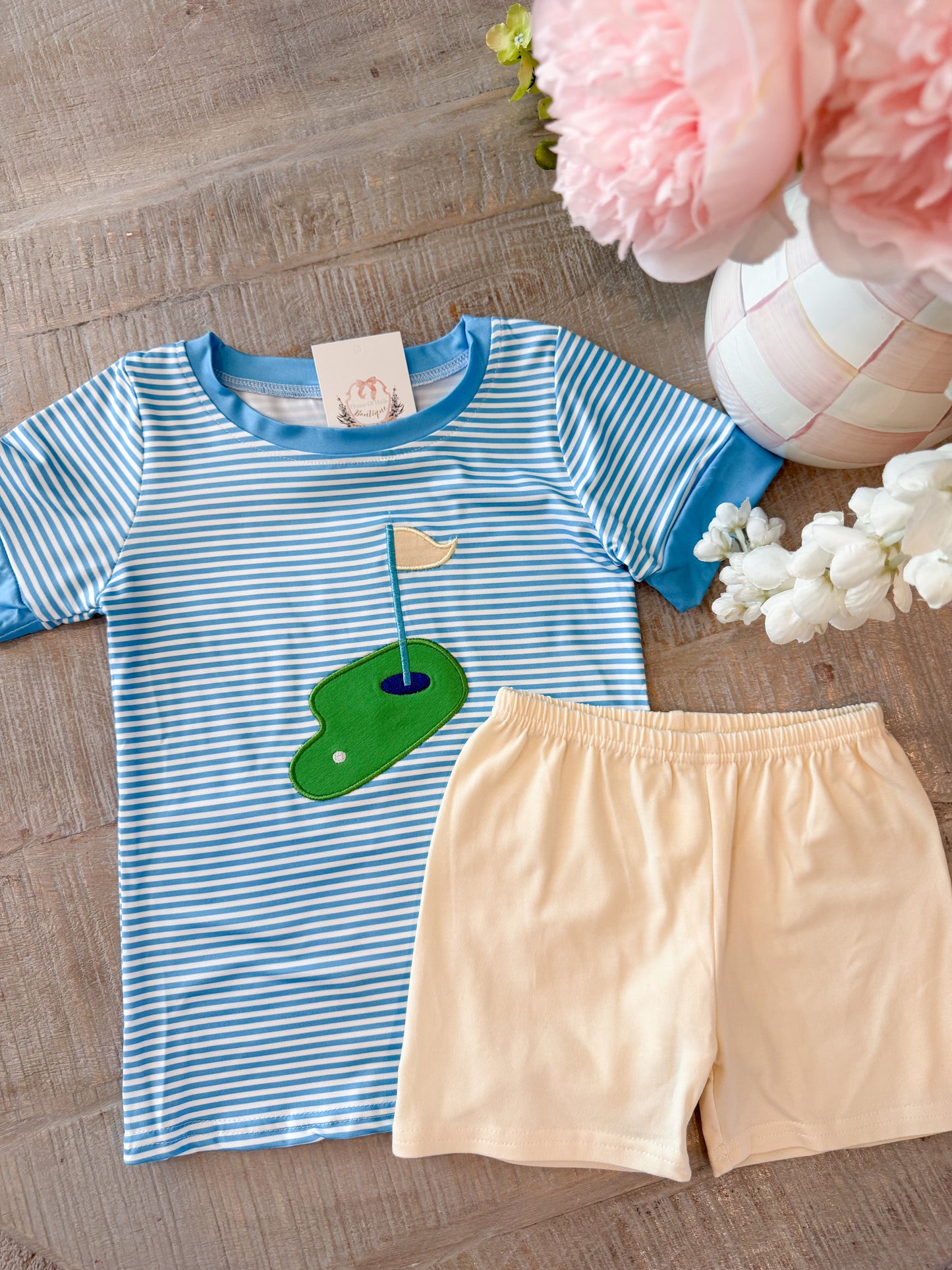 Boys Golf Short Set