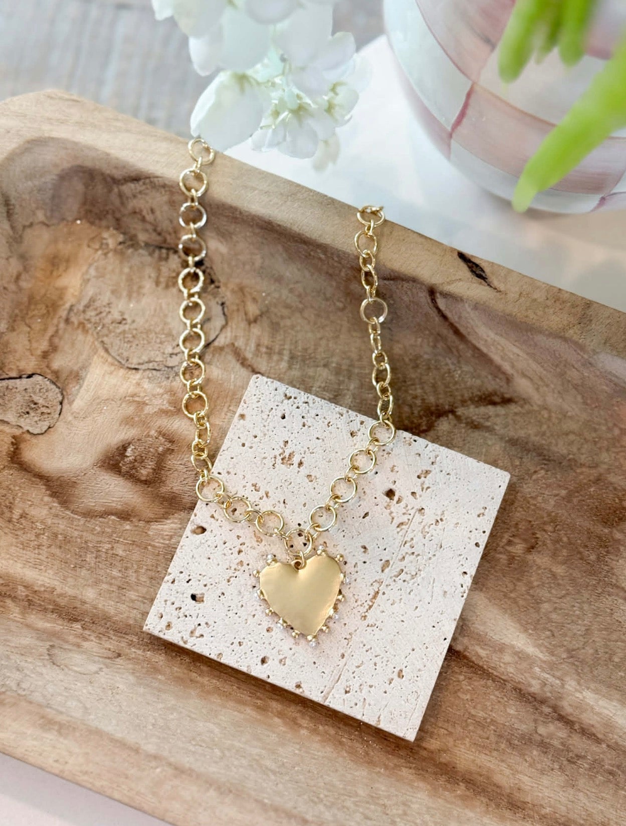 Gold Paris Necklace