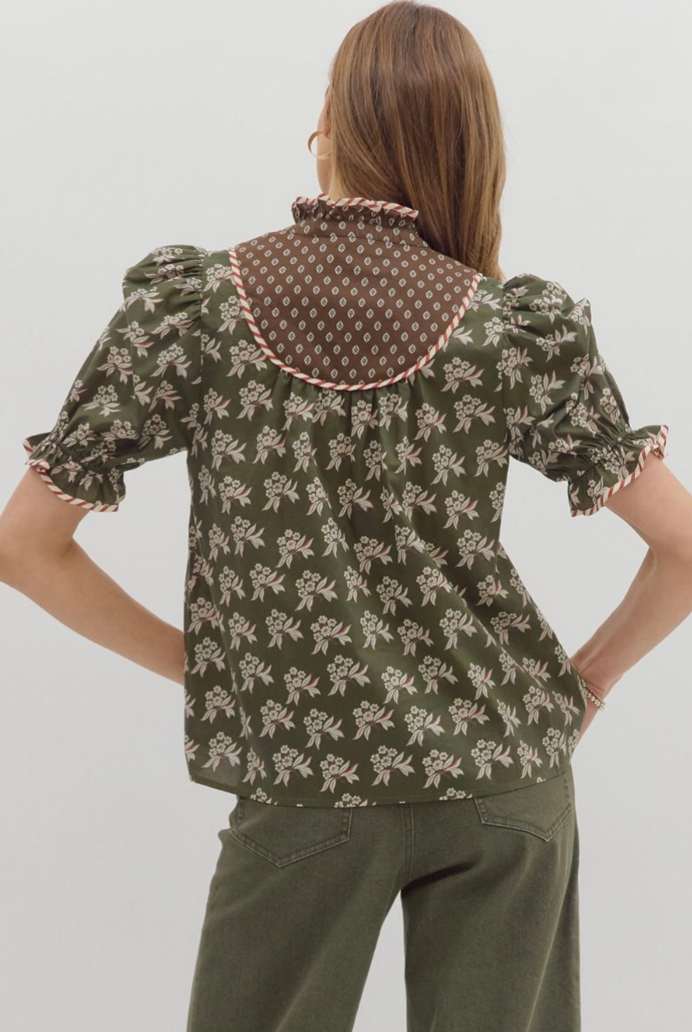 Olive Branch Top