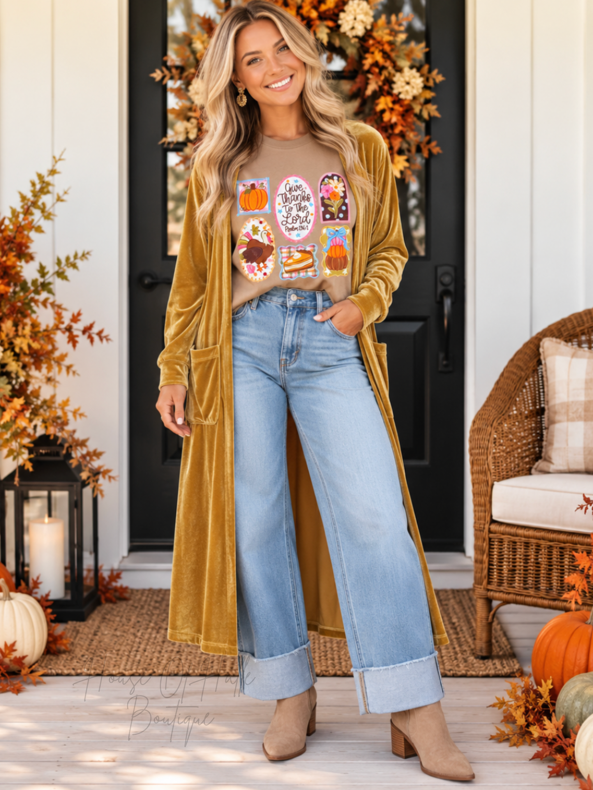 Give Thanks To The Lord Collage T Shirt On Gildan - PREORDER