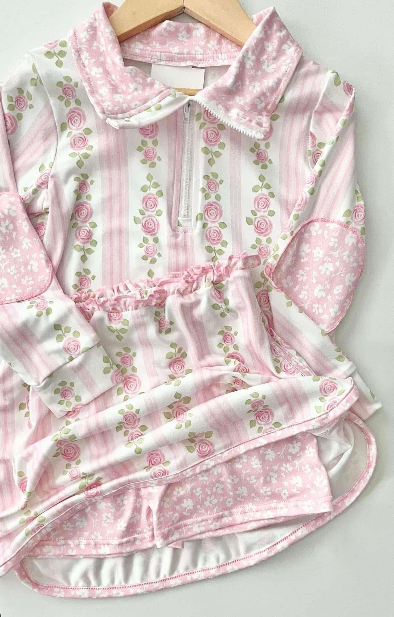 Girls Pink Grandmillenial Skort Set - ETA 4 WEEKS