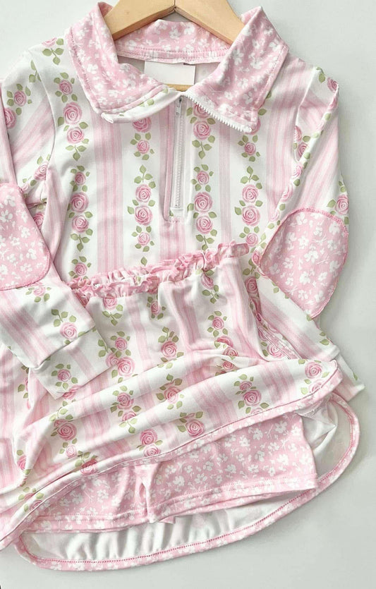 Girls Pink Grandmillenial Skort Set - ETA 4 WEEKS