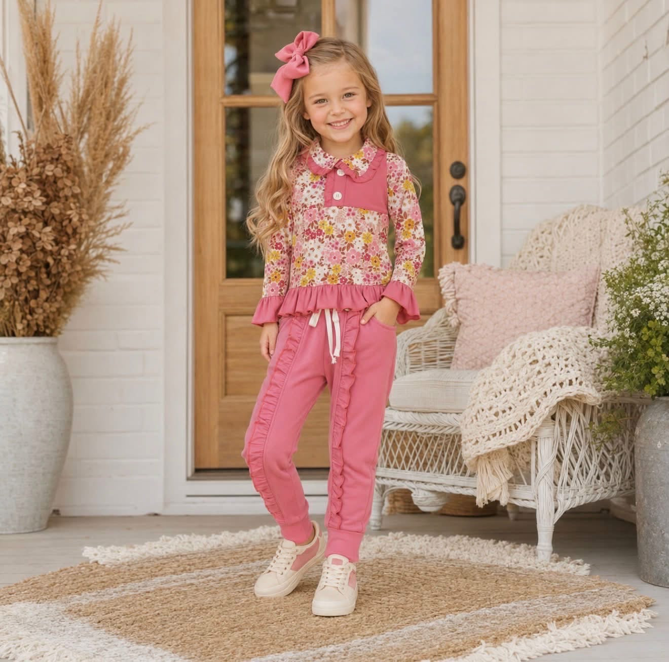 Girls Sweet Floral Set - PREORDER