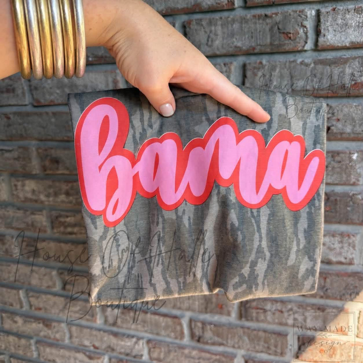 Mossy Oak Bama Script Toddler/Youth Tee- PREORDER
