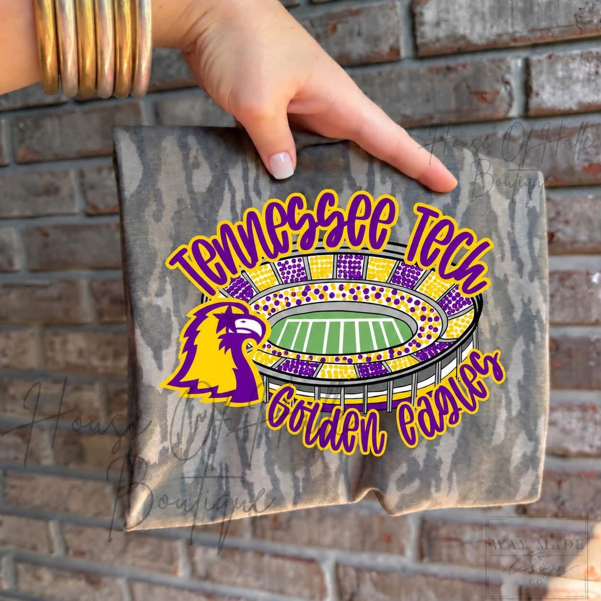 Mossy Oak Tennessee Tech Stadium T- Shirt - PREORDER