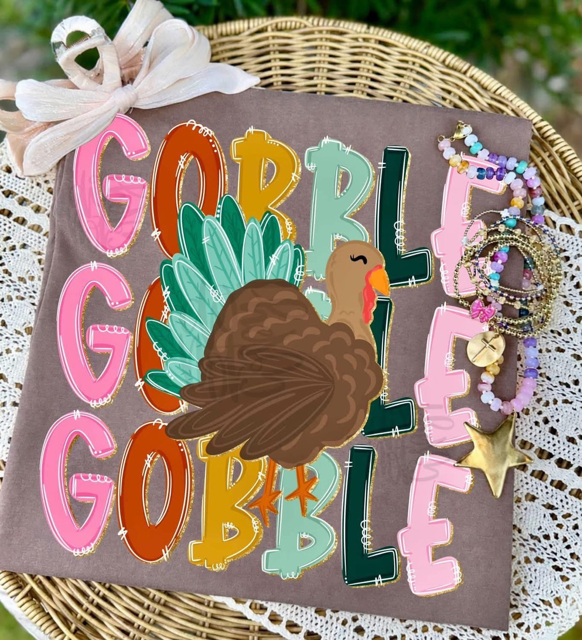 Gobble Gobble Tee On Comfort Colors - PREORDER