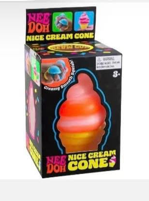 Needoh Nice Cream Cone Squishy - PREORDER