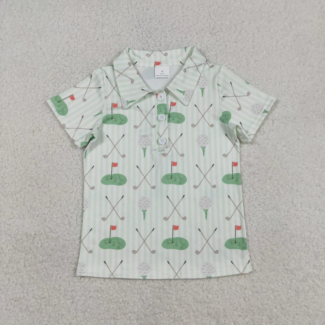 Boys King Of The Green Polo - PREORDER