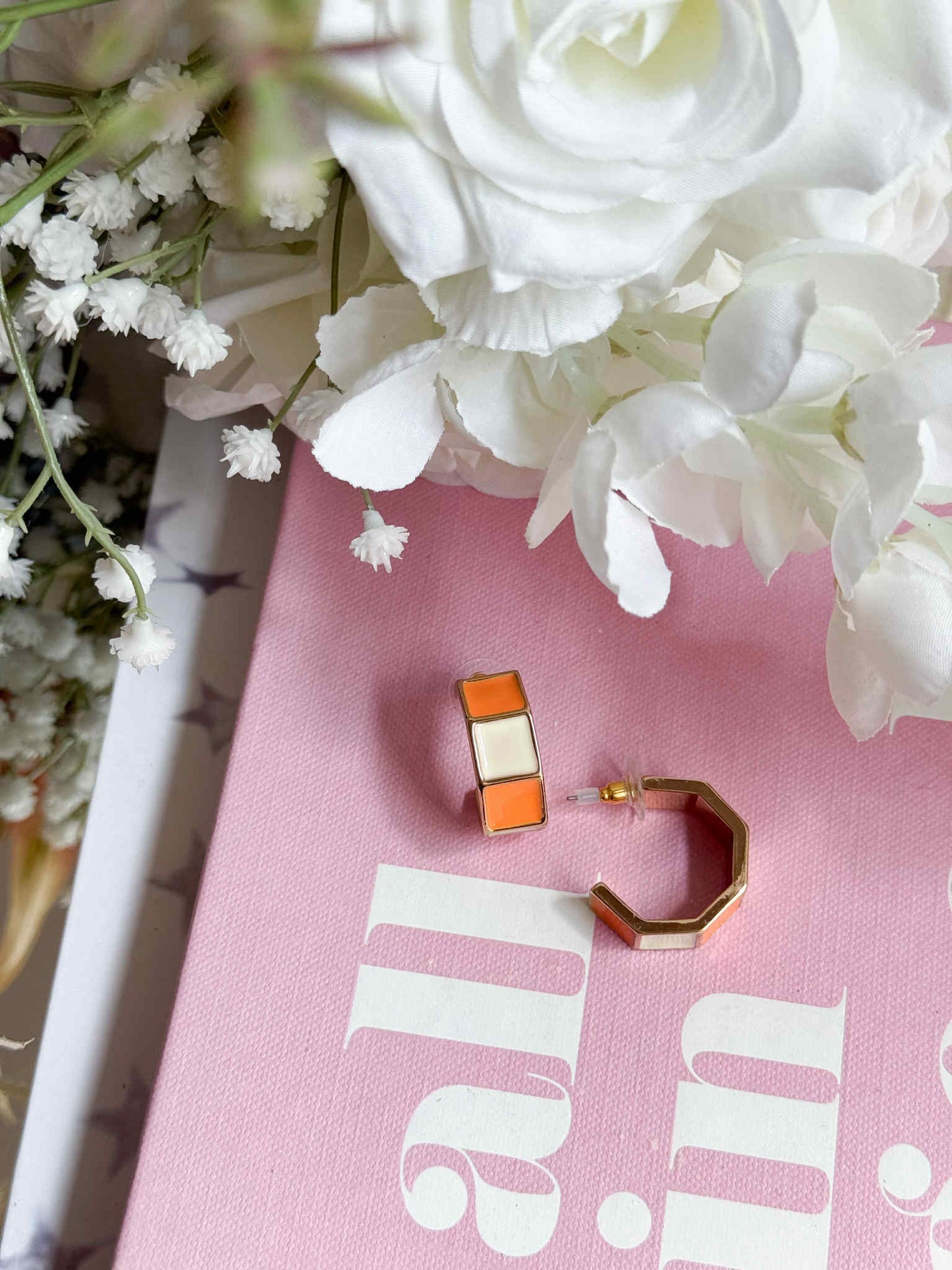 Harper Earrings Orange