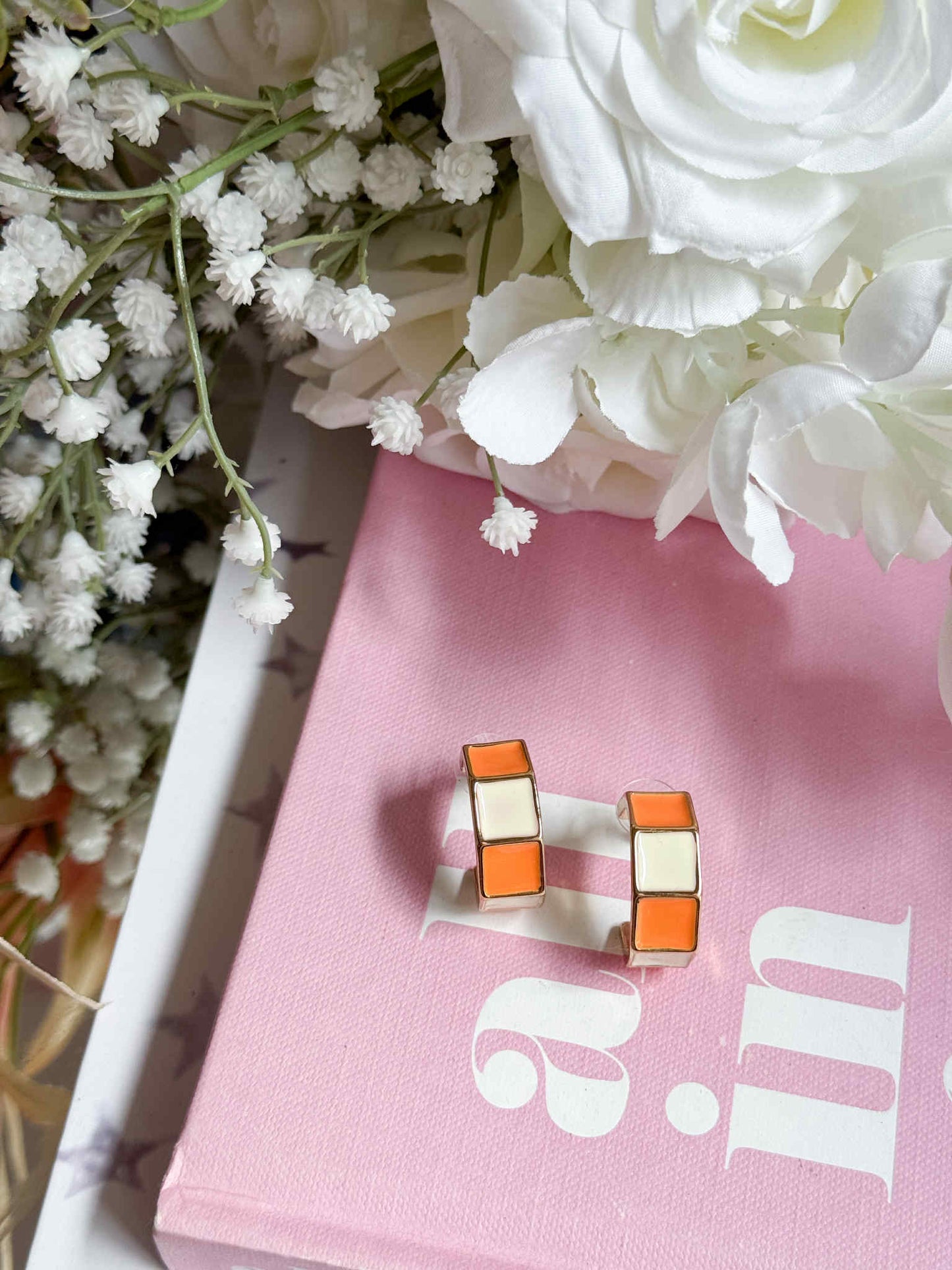 Harper Earrings Orange