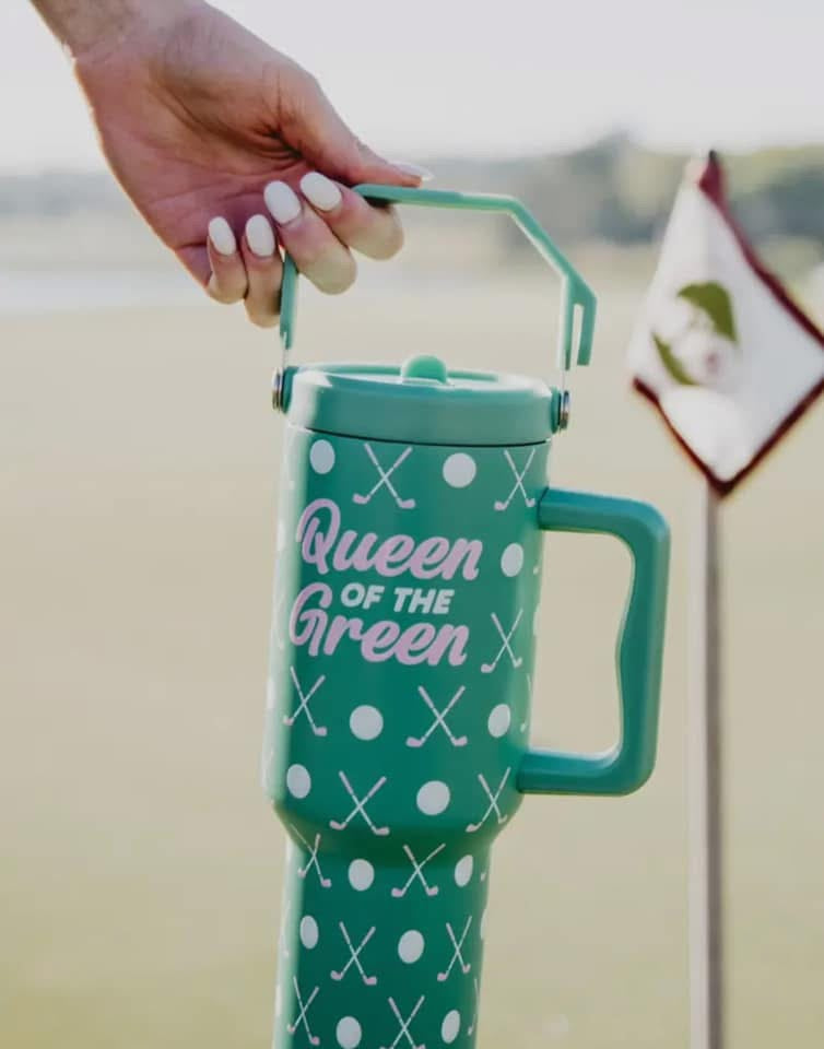 Queen Of The Green Golf Tumbler