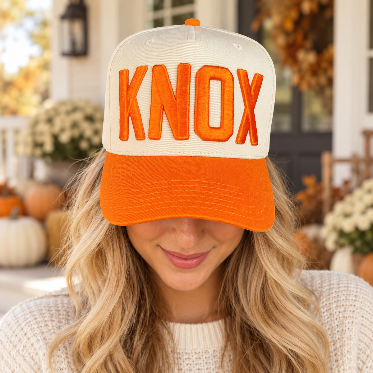 Knox Puff Embroidered Trucker Hat