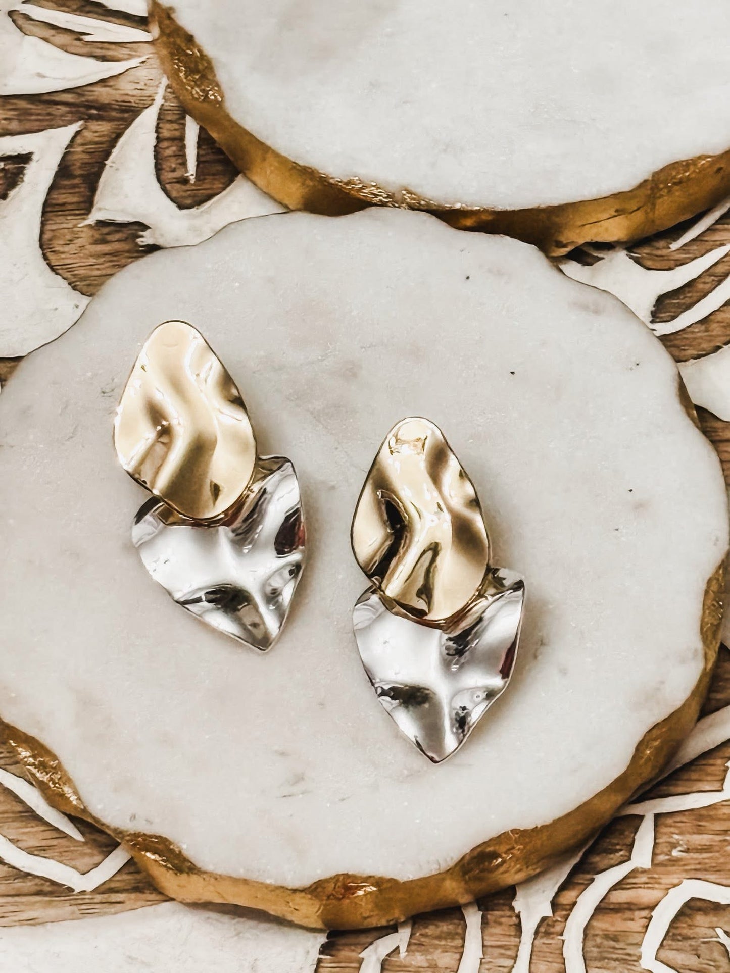 Mixed Metal Earrings