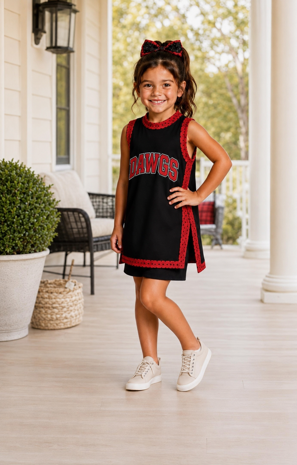 Girls Bulldogs Tunic Set - PREORDER