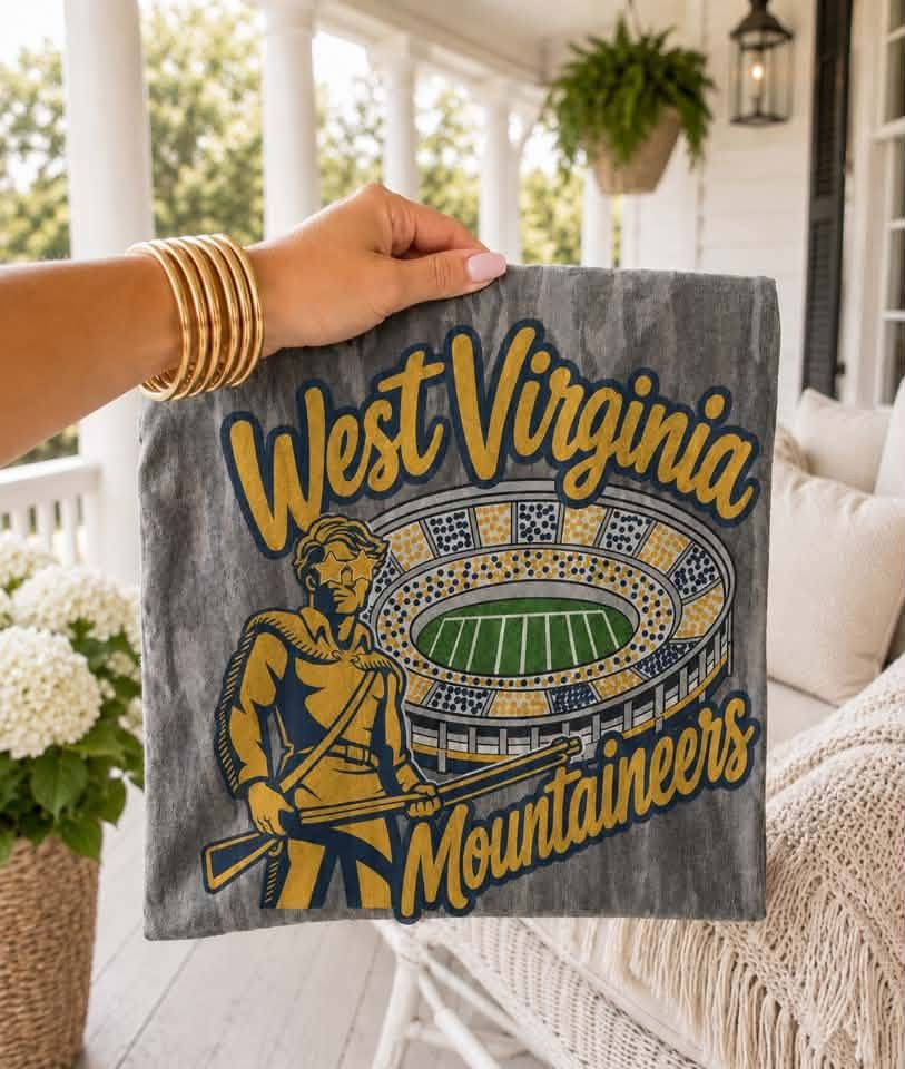 Mossy Oak WVU Mountaineers Stadium Tee - PREORDER