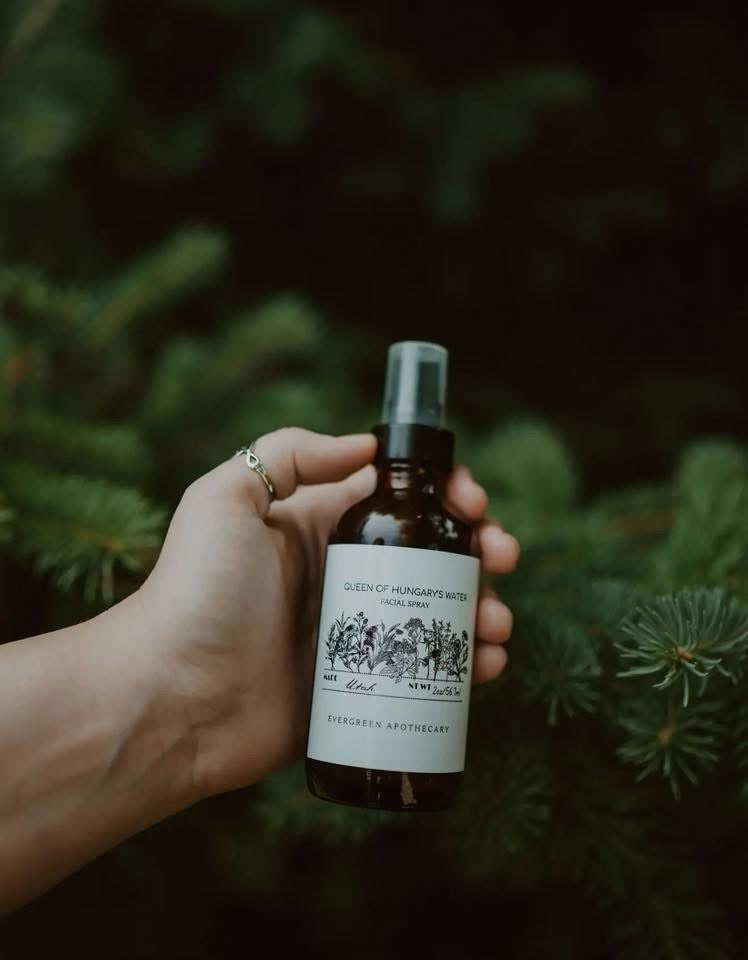 Queen of Hungarys Water, Herbal Face & Body Spray