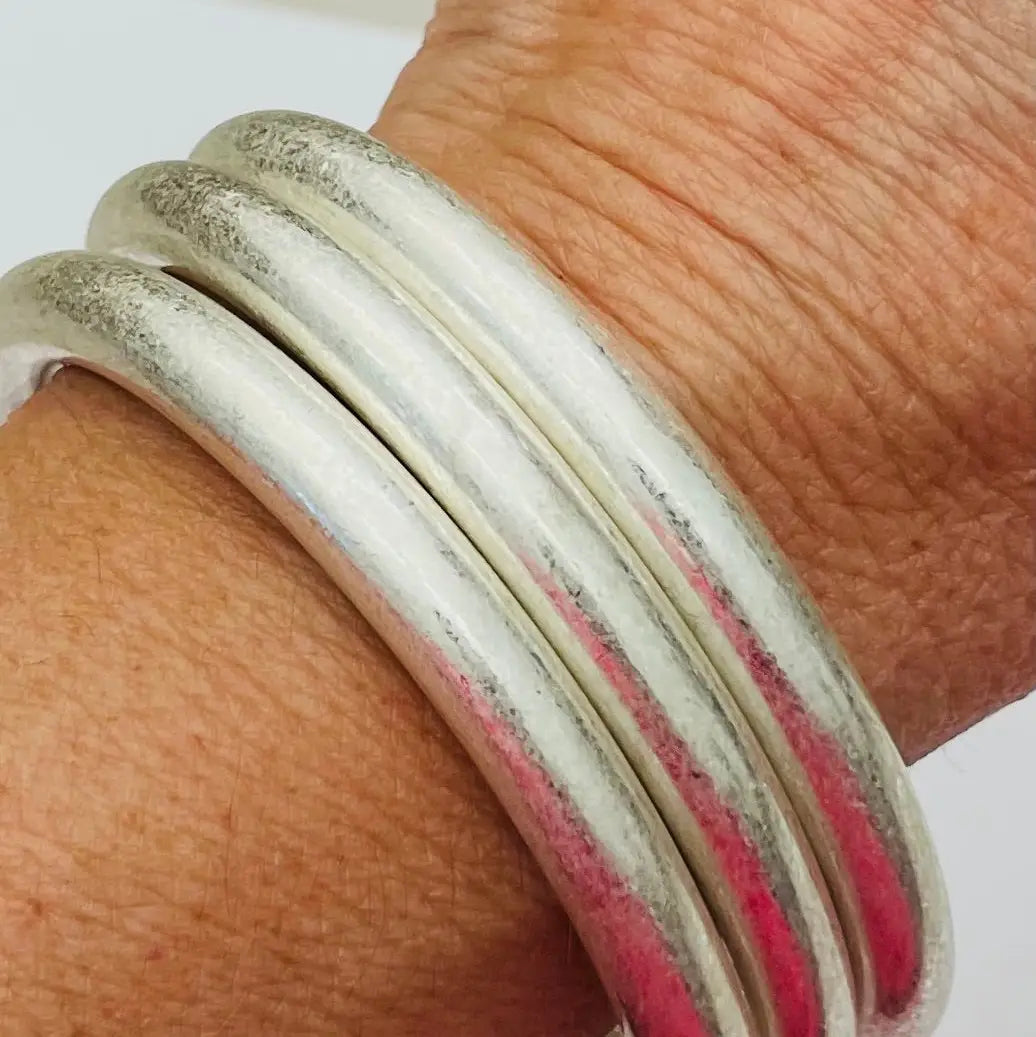 Silver Bangle Set