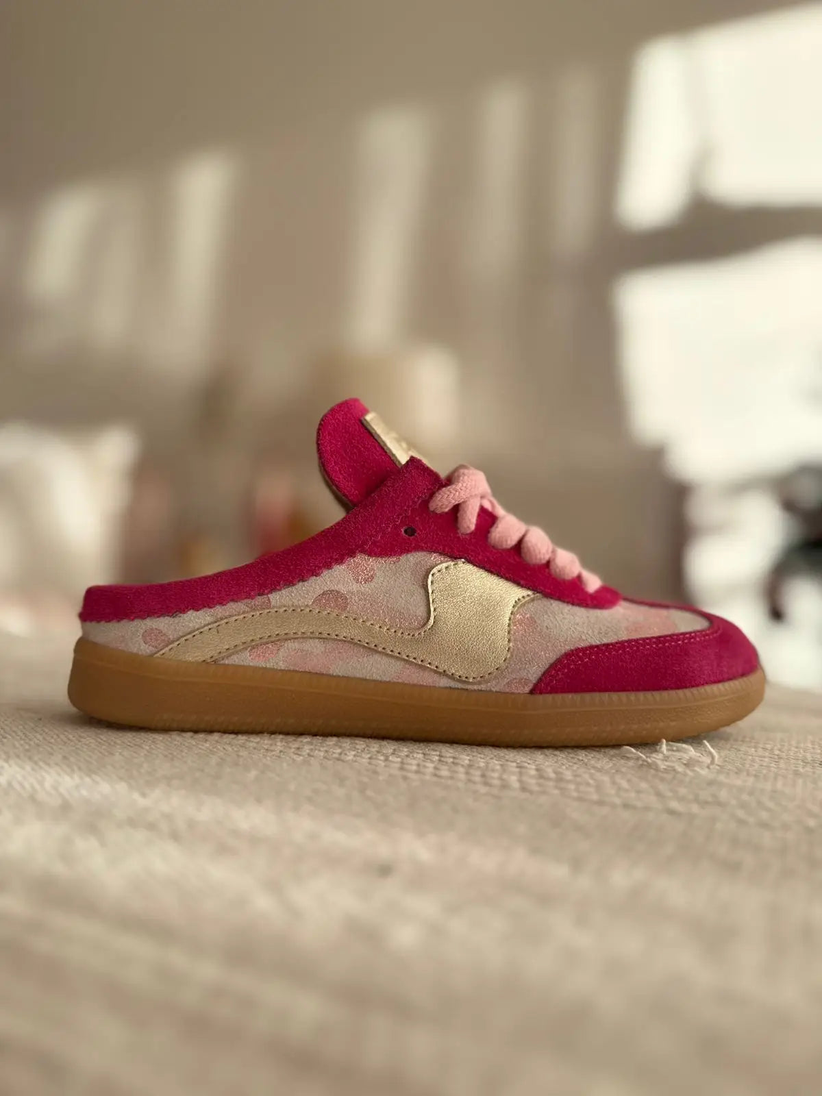 Made To Order - Velia Pink - Premium Leather Sneaker - PREORDER
