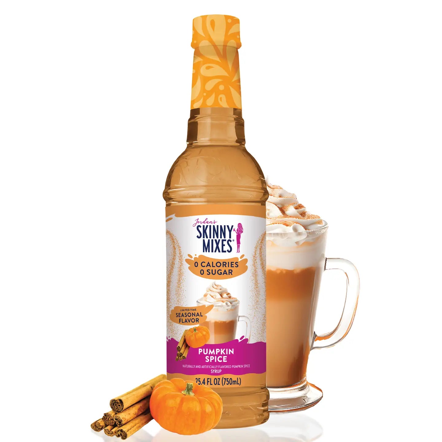 Jordan's Skinny Mixes Sugar Free Pumpkin Spice Syrup