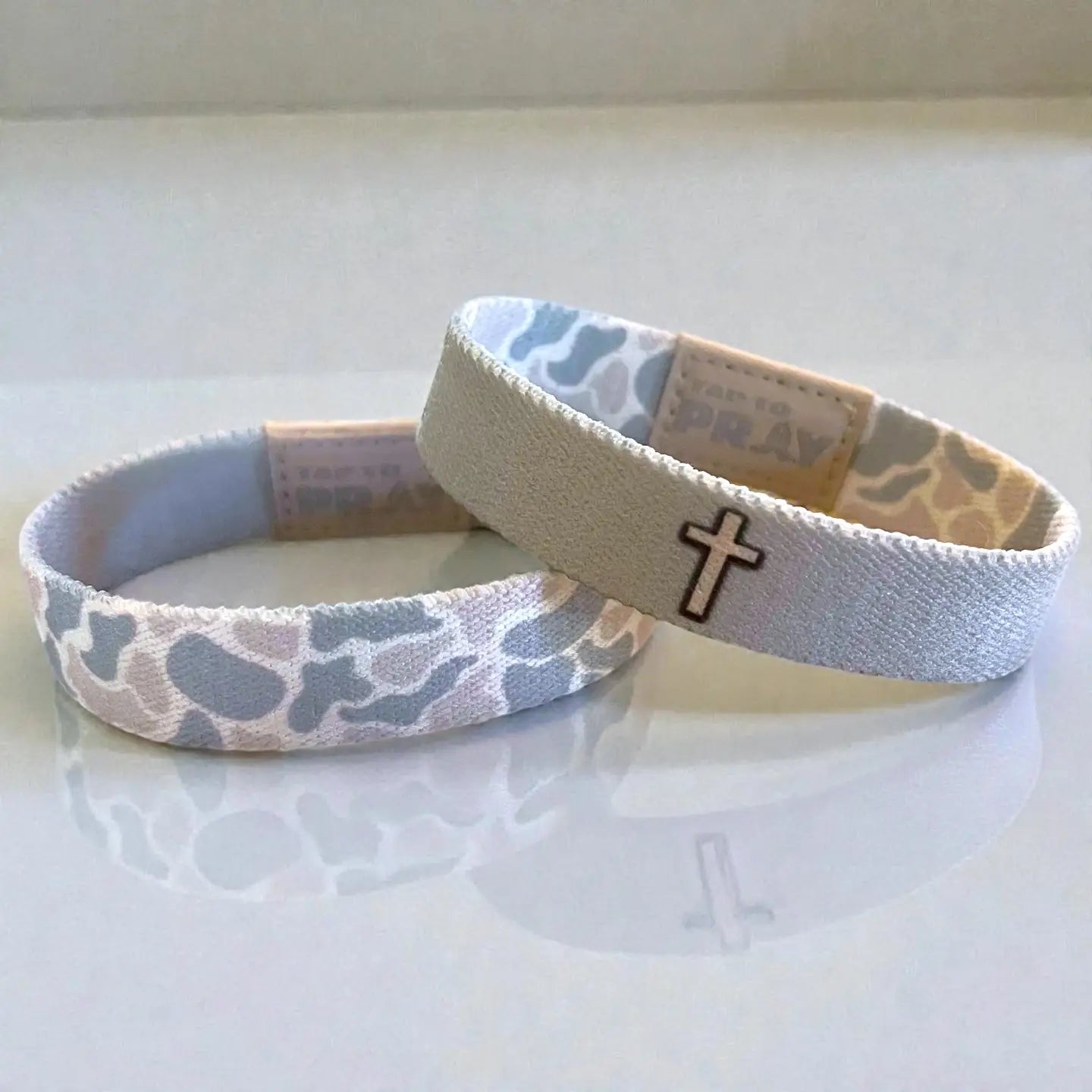 Tap To Pray® Wristband – River Rock Camo - Aspen - PREORDER