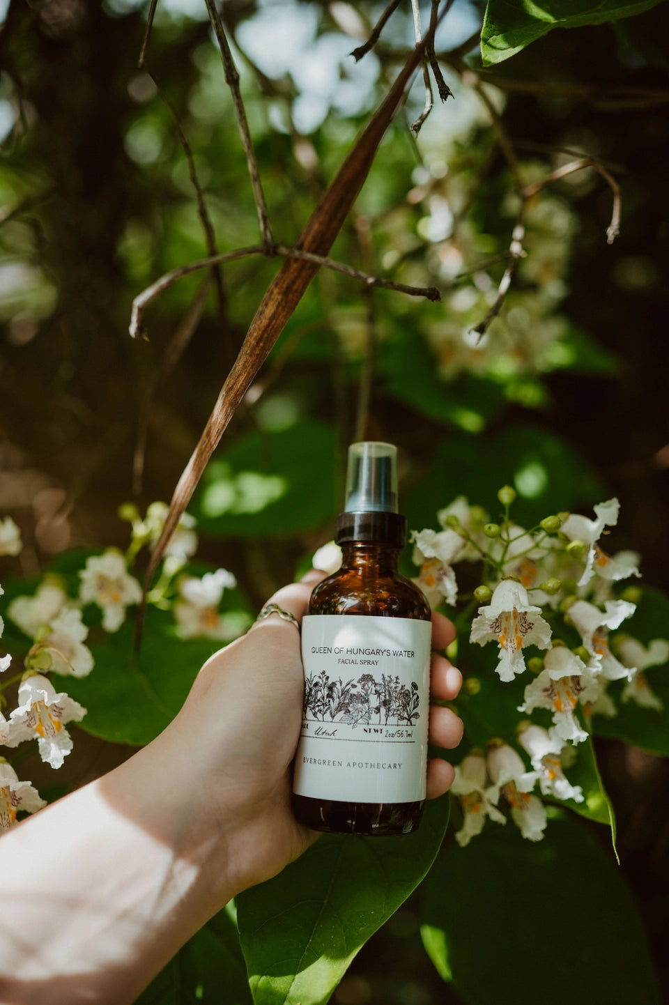 Queen of Hungarys Water, Herbal Face & Body Spray