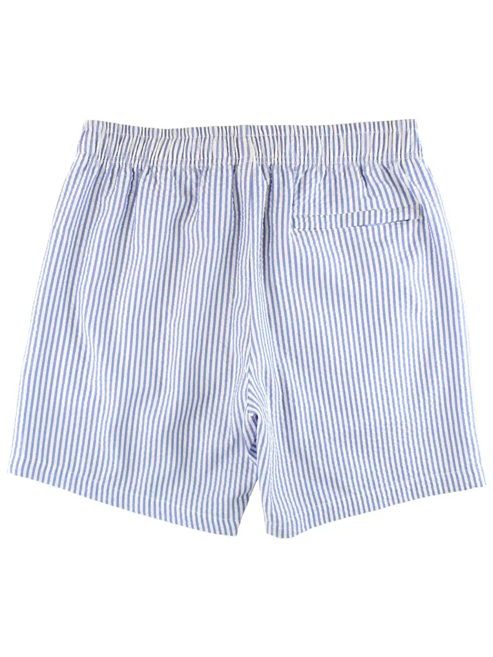 Men's Periwinkle Blue Seersucker Swim Trunks