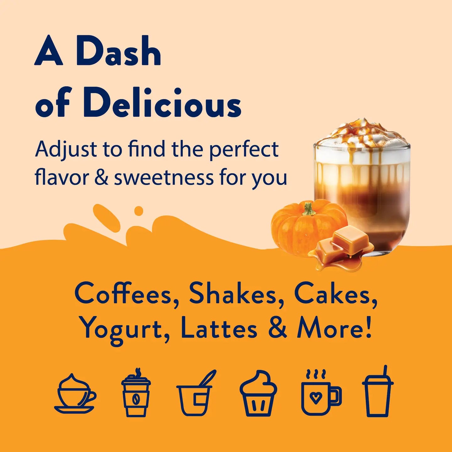 Jordan's Skinny Mixes Sugar Free Pumpkin Caramel Syrup