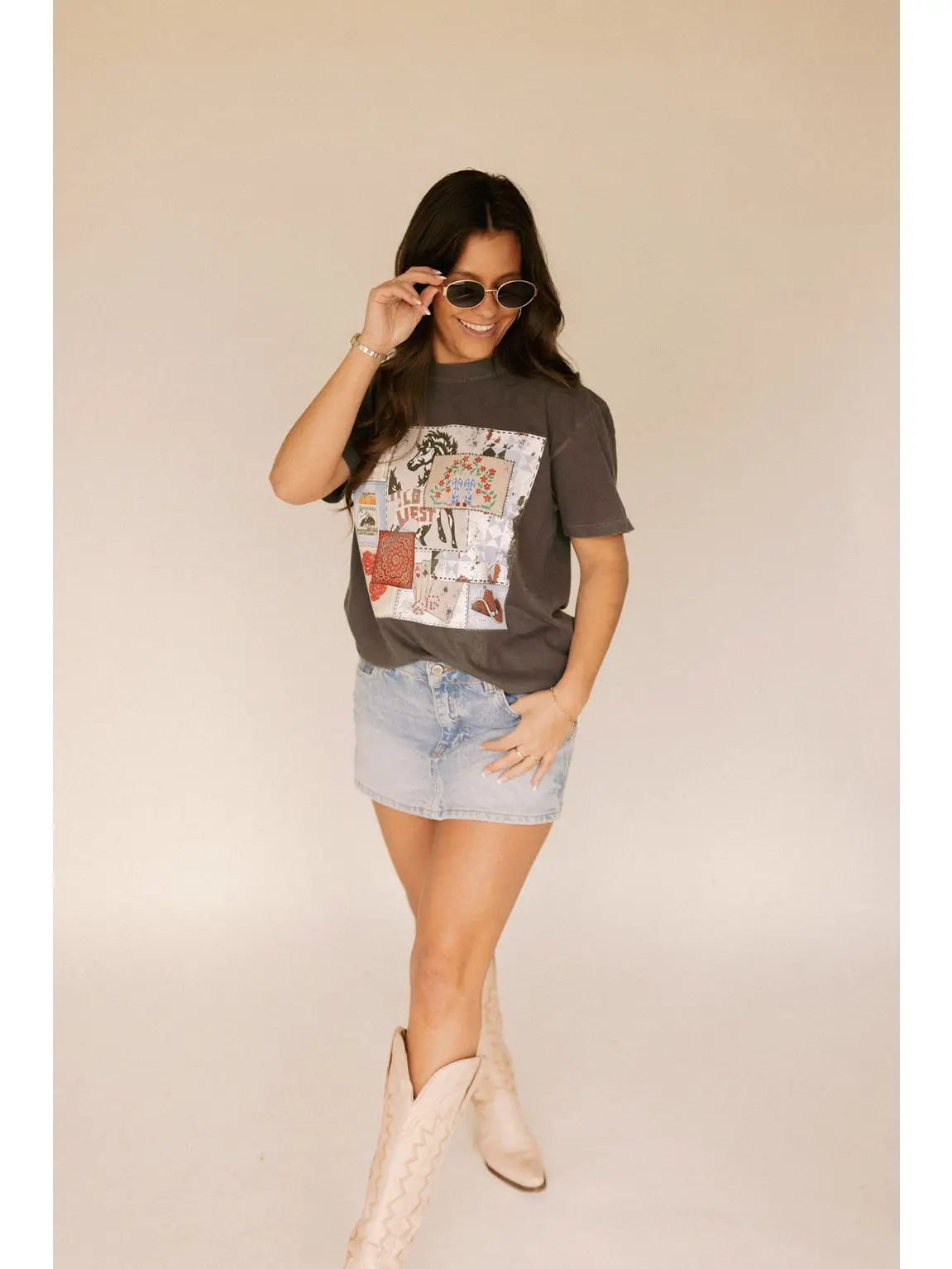 Patch Rodeo Western Graphic Tee