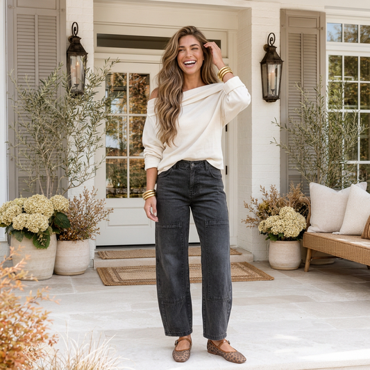 The Everyday Jean in Washed Black - ETA Late October