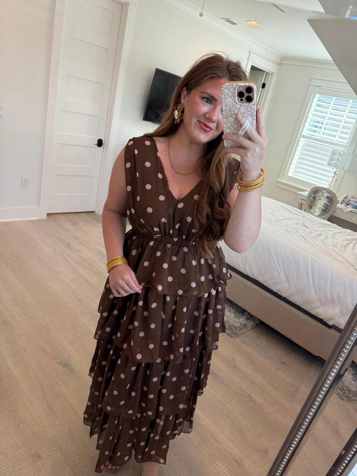 Polka Dot Princess Chiffon Dress