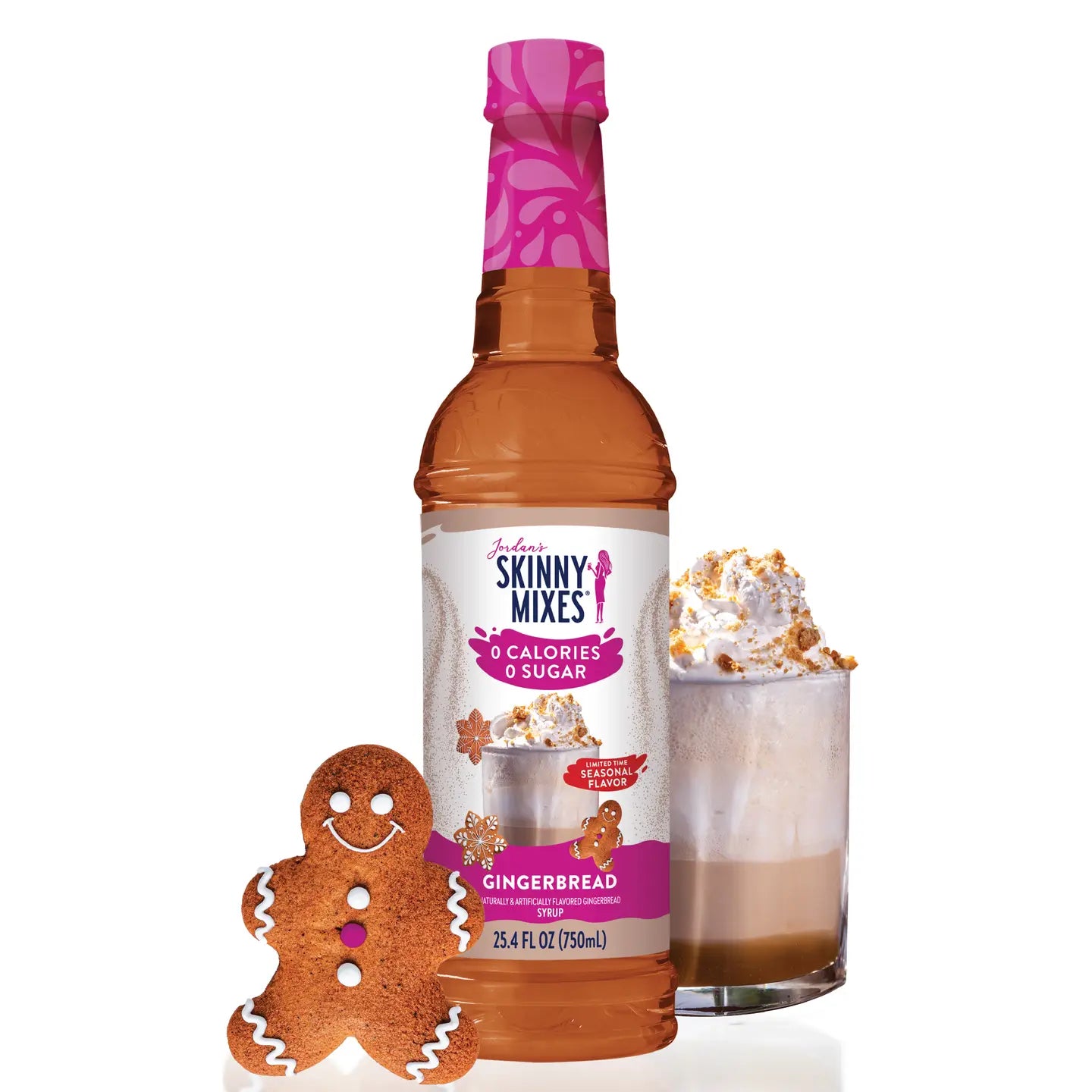 Jordan's Skinny Mix Sugar Free Gingerbread Syrup