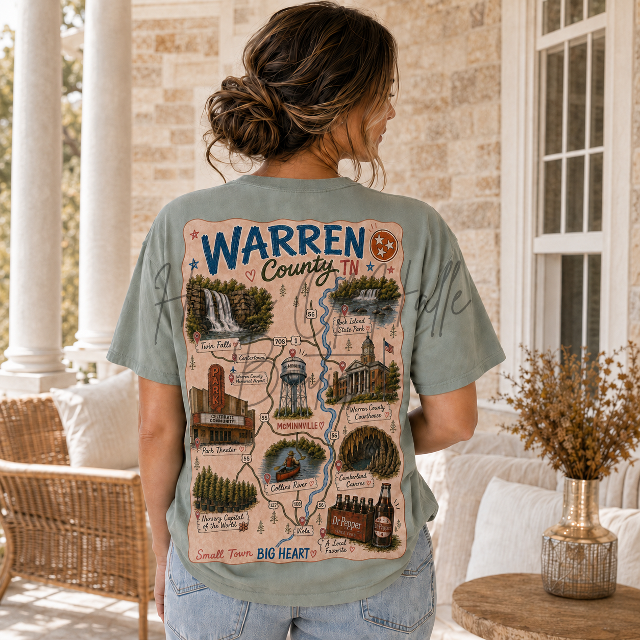 Women's Warren County Comfort Colors T-Shirt - PREORDER