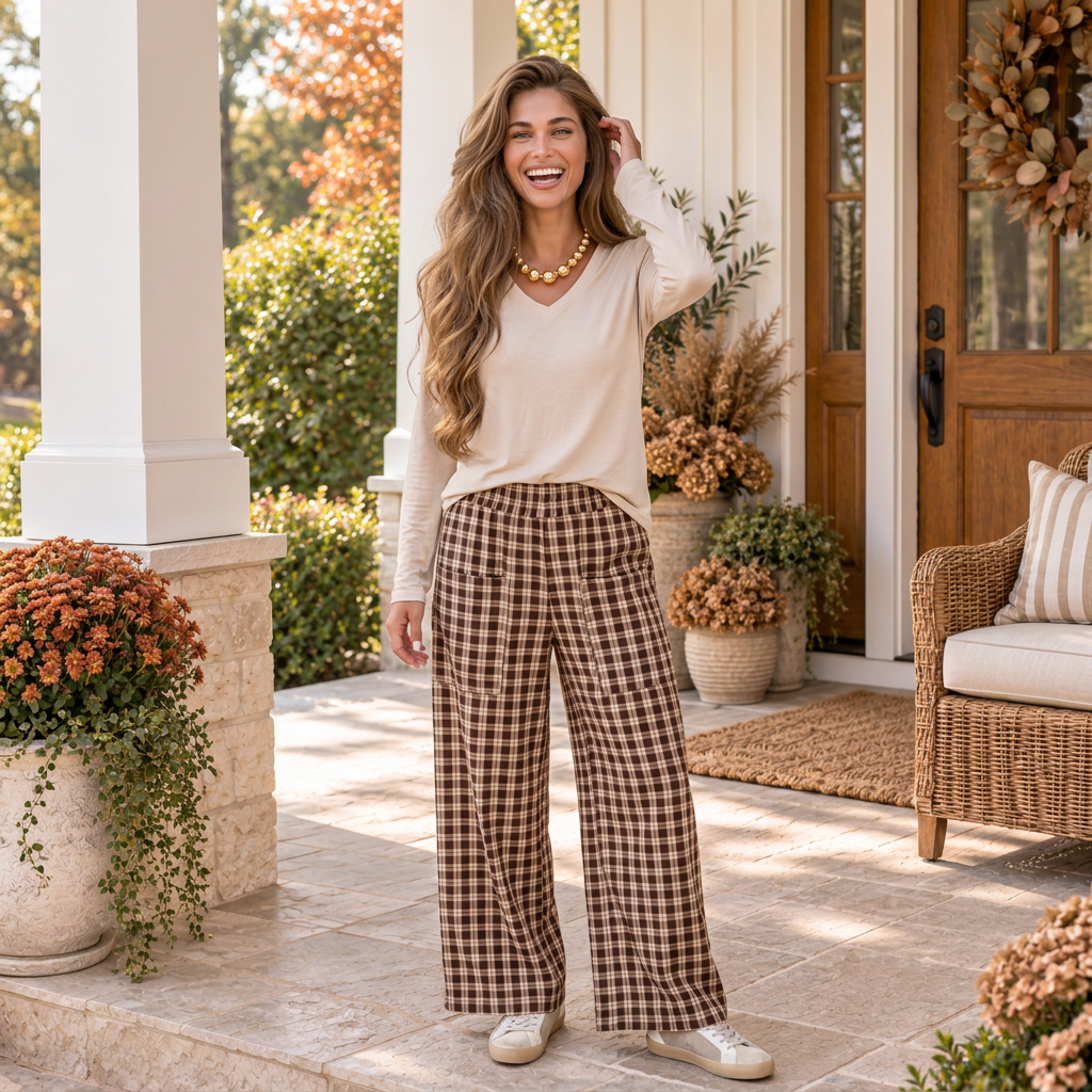 Autumn Avenue Plaid Pants - PREORDER