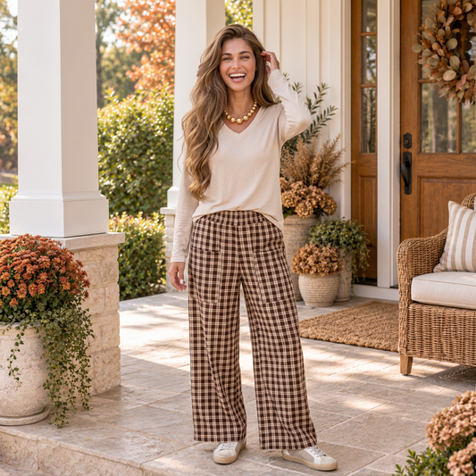 Autumn Avenue Plaid Pants - PREORDER