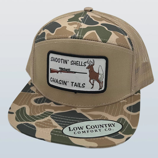 Shootin' Shells Patch 7P Old School Camo/Khaki - PREORDER